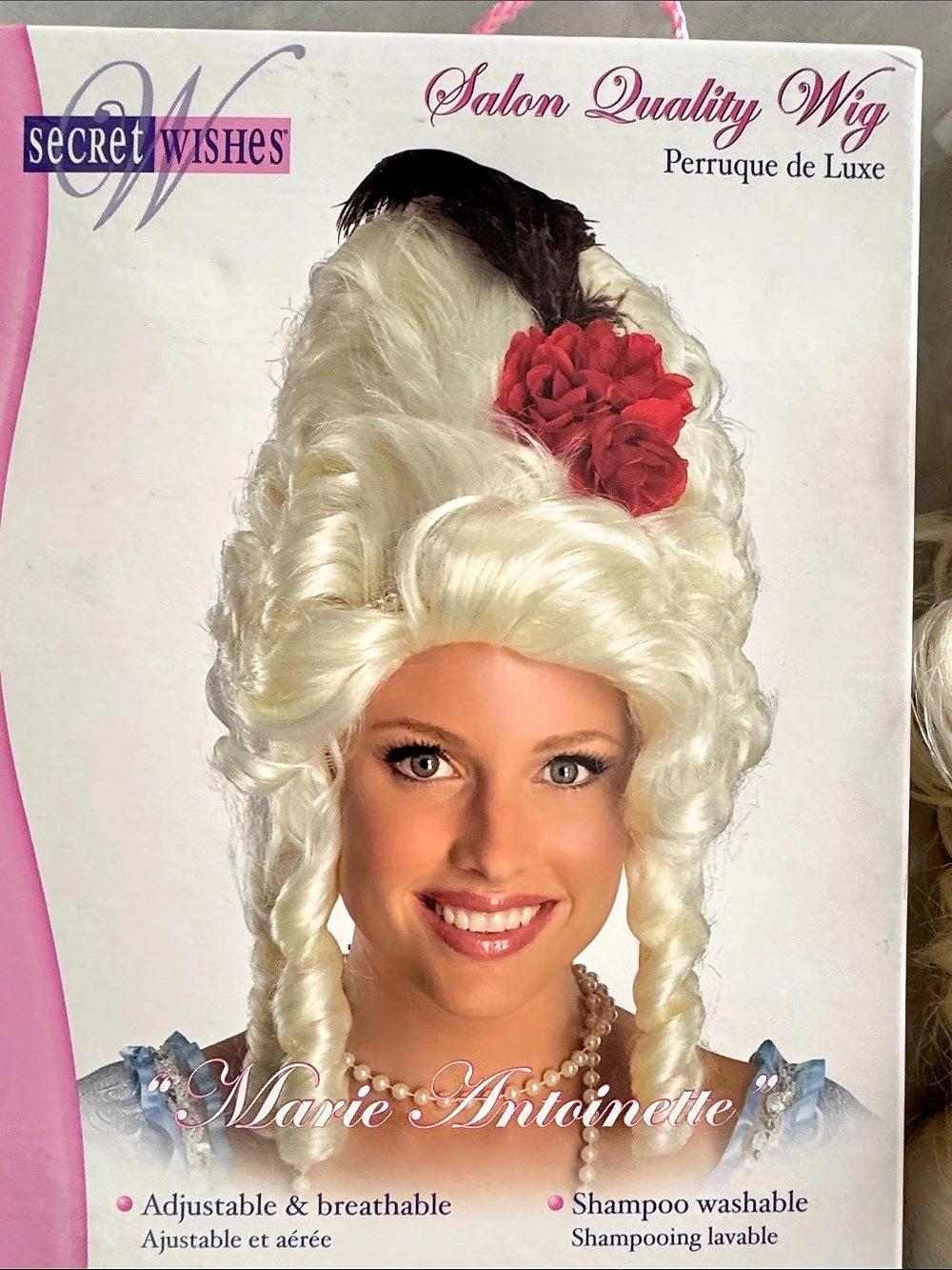 Secret Wishes Marie Antoinette Salon Quality Wig Blonde & Red Costume Wig
